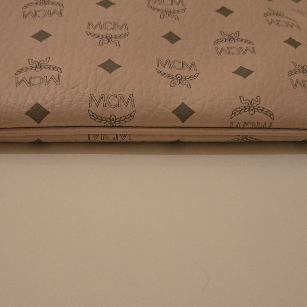 MCM Pink Monogram Shoulder Bag - Picture 4 of 4